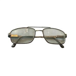 Vintage Safilo Elasta 3070 Square Frame Pilot Metal Sunglasses